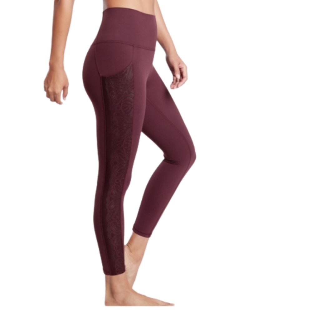 Athleta Salutation Stash Pocket II Lace Tight Legging